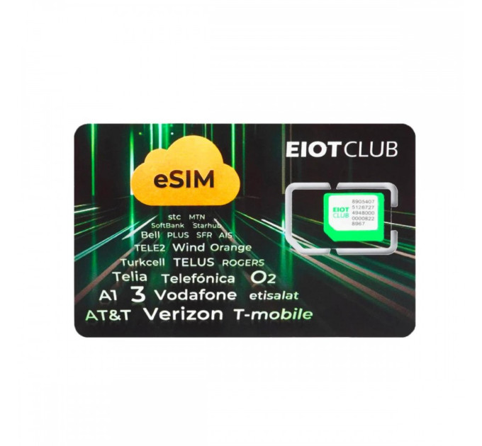 eSIM-карта eIoTClub: 9 eSIM-профілі на одній картці для вашого VPN-роутера GL.iNet eSIM-карта eIoTClub: 9 eSIM-профілі на одній картці для вашого VPN-роутера GL.iNet